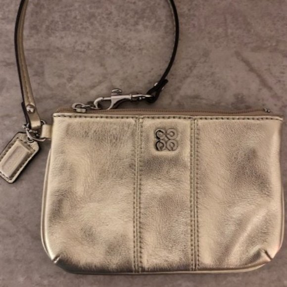 Coach Handbags - Coach Leather Wristlet